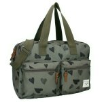 Grand sac � langer vert avec tapis a langer kidzroom care