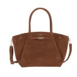 Grand sac � main femme avec bandouli�re similicuir su�d� - sac de shopping format a4 bureau cours - r�tro ...
