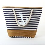Grand sac de plage sac bandoulière femme sac shopping sac fourre - tout dété avec anse en corde Grand sac de plage sac bandoulière femme sac shopping sac fourre - tout dété avec anse en corde