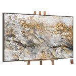 Grand tableau abstrait moderne acrylique sur toile peinture toile abstrait moderne 200x100cm Grand tableau abstrait moderne acrylique sur toile peinture toile abstrait moderne 200x100cm
