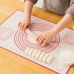 Grand tapis de pâtisserie en silicone antiadhésif extra épais avec mesures tapis de fondant pâte four ... Grand tapis de pâtisserie en silicone antiadhésif extra épais avec mesures tapis de fondant pâte four ...