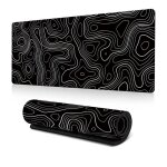 Grand tapis de souris de jeu sous - main minimaliste et cool pour clavier et souris 80 x 30 x 0. 2 cm ...