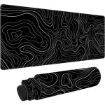 Grand tapis de souris de jeu tapis de souris xxl tapis de bureau avec carte topographique avec base antidérapa ... Grand tapis de souris de jeu tapis de souris xxl tapis de bureau avec carte topographique avec base antidérapa ...