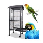 Grande cage mtallique pour oiseaux exotiques volire pour perroquets canaris