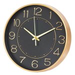 Grande horloge murale de 12 pouces pour salon cuisine chambre denfants chambre coucher bureau label