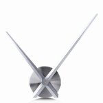 Grande horloge murale aiguilles 31. 5cm simple argent sans chiffre mécanisme de mouvement dhorloge diy ... Grande horloge murale aiguilles 31. 5cm simple argent sans chiffre mécanisme de mouvement dhorloge diy ...