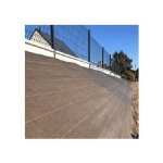 Grande largeur 4m15 toile de paillage anti mauvaises herbes / longueur 10m / coloris marron / 130gr / ...