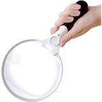 Grande loupe avec lumire led ? meilleure loupe gante claire pour la lecture lexploration lexamen ...