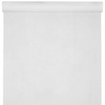 Grande nappe rouleau harmony intissé opaque 25m blanc 25 mètres Grande nappe rouleau harmony intissé opaque 25m blanc 25 mètres