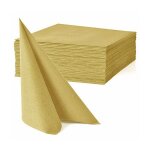 Grandes serviettes papier dor� mat x40