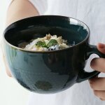 Grandes tasses  soupe avec anse grande tasse  caf en cramique tasse gante