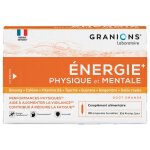 Granions energie physique et mentale - vitamines - gelée royale - ginseng Granions energie physique et mentale - vitamines - gelée royale - ginseng