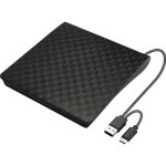 Graveur blu - ray externe - xlyne - usb - usb - a - usb - c - noir