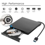 Graveur lecteur de dvd externe portable usb 30 - onever - dvd - rw - noir - windowsmac