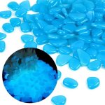 Gravier - gravillon - 200 pi�ces pierre lumineuse bleugravier aquariumdecoration ext�rieur galet lumineux ...