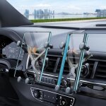 Gravity x06 support de t�l�phone de voiture invisible sur grille da�ration pour iphone 16 / 15 / 14 samsung ...