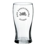 Gravure sur verre  bire lodrat 50 cl personnalis avec textes et logos (600 logos au choix).