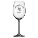 Gravure sur verre  vin millsime 47 - 49 cl personnalis avec textes et logos (600 logos au choix).