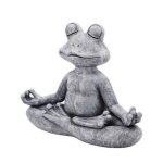 Grenouille m�ditante grenouille m�ditante d�coration ext�rieure statue de jardin ornements en r�sine ...