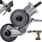 Grignoteuse de t�le t�le � double t�te pour couper de fer acier cuivre aluminium (convient pour perceuse ...