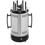 Gril  kebab vertical rotation automatique gril sans graisse argent