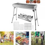 Grill charbon de bois xxl - xuanyu - barbecue � charbon de bois inox - pour barbecue de jardinpique niquecampi ...
