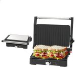 Grill �lectrique 1500 w appareil � sandwichs et � paninis multifonction plaques antiadh�sives et ouverture ...