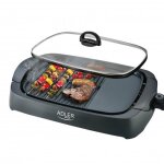 Grill électrique - professionnel - 3000w - plaque antiadhésive - 5 réglages de température - couvercle ... Grill électrique - professionnel - 3000w - plaque antiadhésive - 5 réglages de température - couvercle ...