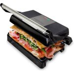 Grill master 3 en 1 gril lectrique presse  sandwich et panini. plaques en cramique antiadhsives ouverture ...