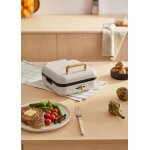 Grill multifonction - stone studio pro - ouverture 180 degres - temp�rature r�glable - antiadh�sif