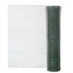 Grillage pour animaux triple torsion vert - chine - h. 0. 5 x l. 3 m - maille h. 13 x l. 13 mm Grillage pour animaux triple torsion vert - chine - h. 0. 5 x l. 3 m - maille h. 13 x l. 13 mm