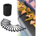 Grillage gouttire 6 m de long plastique protection anti - feuilles mortes 16cm de large pratique 1 lment ...