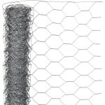 Grillage hexagonal galvanis� - nature - 05 x 10 m - ep. 25 mm - gris
