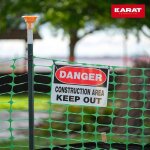 Grillage plastique mailles: 10 x 4 cm hauteur: 100 cm longueur: 30 m vert