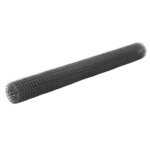 Grillage - vidaxl - 25x15 m - acier galvanis - revtement pvc - gris