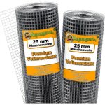 Grillage pour volire - aquagart - 25 m x 1 m - acier galvanis