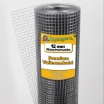 Grillage pour volière - non spécifié - 30 m x 1 m - acier galvanisé - maille 12 mm - Épaisseur 09 mm Grillage pour volière - non spécifié - 30 m x 1 m - acier galvanisé - maille 12 mm - Épaisseur 09 mm