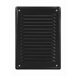 Grille d?a�ration 165x235cm noir avec moustiquaire pour chemin�e ventilation et extraction d?air adgo ...