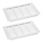 Grille a�ration sourcing map 2pcs 250x150mm couverture bouches en alliage aluminium ventilation rectangulaire ...