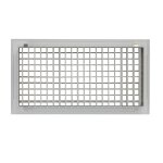 Grille alu double deflexion - atlantic climatisation & ventilation - gdd 400x150 - double flux - aluminium ...