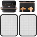 Grille anti - projection - zvvn - cosori air fryer 85 l / dual blaze 10 l - acier inoxydable - aimants ...