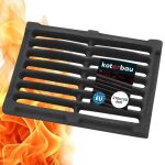 Grille de chemin�e en fonte 215 x 155 cm - grille en fonte carr�e - r�siste aux temp�ratures �lev�es ...