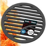 Grille de chemin�e en fonte rond - � 23 cm - grille en fonte pour po�le rond 230 mm - kotarbau