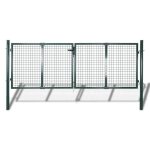 Grille de clôture de jardin - vidaxl - acier galvanisé - 306 x 125 cm - vert Grille de clôture de jardin - vidaxl - acier galvanisé - 306 x 125 cm - vert