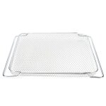 Grille de cuisson - inox - 36 x 30 cm - multifonctionnelle - compatible four traditionnel - argent Grille de cuisson - inox - 36 x 30 cm - multifonctionnelle - compatible four traditionnel - argent