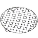 Grille de cuisson ronde en acier inoxydable de 5 pouces avec pieds de 20 mm - 13 cm de diam�tre