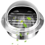 Grille daration ronde en acier inoxydable 150 mm adapte  la salle de bain  la climatisation et  ...