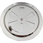Grille da�ration ronde - kzq - 125 mm - acier inoxydable 316 - r�glable - durable