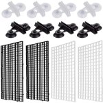 Grille daquarium sparateurs daquarium en plastique sparateurs daquarium 4 pices avec 8 clips  ventouse ...