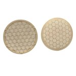 Grilles haut parleurs Ø 165 mm seat / vw beige > portes avant / arriere Grilles haut parleurs Ø 165 mm seat / vw beige > portes avant / arriere